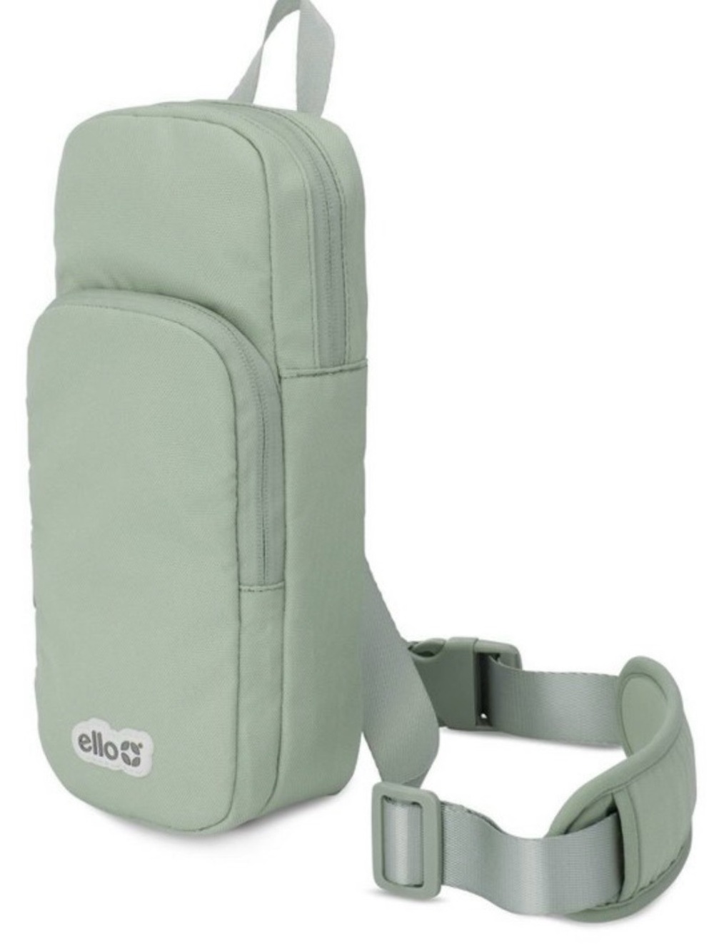 Ello Sage Green Crossbody Sling Bag